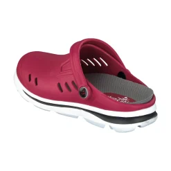 Herren Die moderne Hausfrau Ortho Clog rot