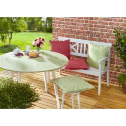 Die moderne Hausfrau Outdoor-Jacquard-Kissenhülle beere