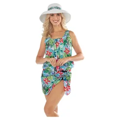 Damen Die moderne Hausfrau Oversize-Tankini-Oberteil 