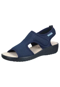 Damen Die moderne Hausfrau Pantoletten blau