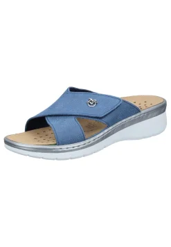 Damen Die moderne Hausfrau Pantoletten blau