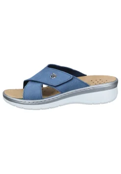 Damen Die moderne Hausfrau Pantoletten blau