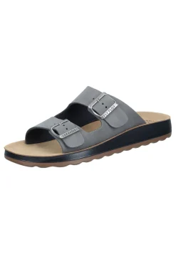 Herren Die moderne Hausfrau Pantoletten grau