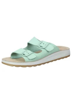 Damen Die moderne Hausfrau Pantoletten grün