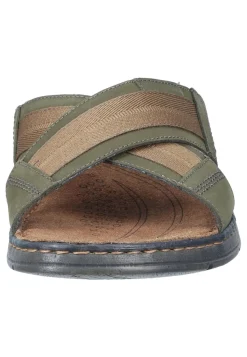 Herren Die moderne Hausfrau Pantoletten grün