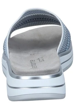 Damen Die moderne Hausfrau Pantoletten hellblau