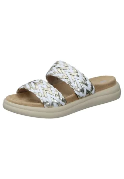 Damen Die moderne Hausfrau Pantoletten weiß