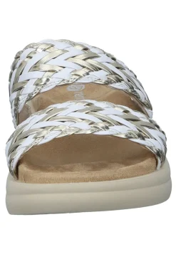 Damen Die moderne Hausfrau Pantoletten weiß