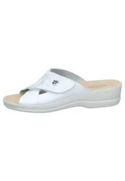 Damen Die moderne Hausfrau Pantoletten weiß