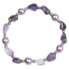 Damen Die moderne Hausfrau Perlen-Armband "Amethyst"