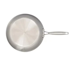 Die moderne Hausfrau Pfanne mit Wabenstruktur, Edelstahl 28 cm