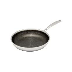 Die moderne Hausfrau Pfanne mit Wabenstruktur, Edelstahl 20 cm