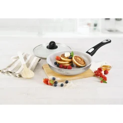 Die moderne Hausfrau Pfannen-Set Cerafit Steel, 7-teilig