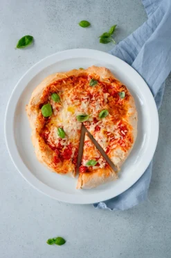 Die moderne Hausfrau Pizzateller Set, Porzellan Barca