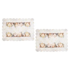 Die moderne Hausfrau Platzset „Festtagskugeln“, 2 Stück