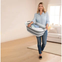 Die moderne Hausfrau Platzspar-Wäschekorb 