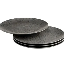 Die moderne Hausfrau Platzteller-Set, Steinzeug Trad. Tiles