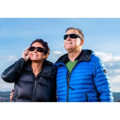 Die moderne Hausfrau Polarisierte Sonnenbrille HD Polar View, 3 Stück 2x schwarz + 1x hornoptik