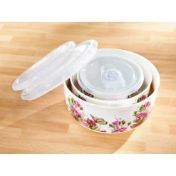 Die moderne Hausfrau Porzellan-Frischhaltedosen-Set 