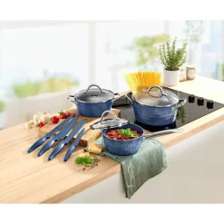 Die moderne Hausfrau Premium-Topf-Set „Diamant“, 6-teilig