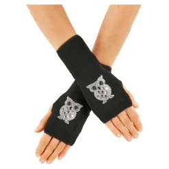 Damen Die moderne Hausfrau Pulswärmer "Eule", 1 Paar