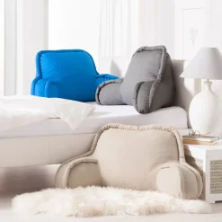 Die moderne Hausfrau Rückenkissen grau