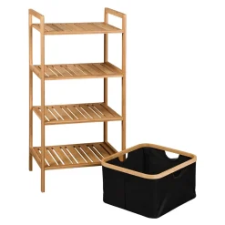 Die moderne Hausfrau Regal mit Korb