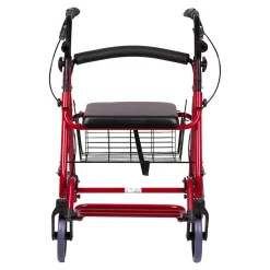 Die moderne Hausfrau Rollator mit Fußstütze und Korb - AT51018