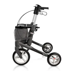 Die moderne Hausfrau Rollator Olympos ATR M, faltbar, mit Tasche schwarz