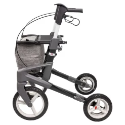 Die moderne Hausfrau Rollator Olympos ATR MS, faltbar, mit Tasche schwarz