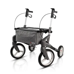 Die moderne Hausfrau Rollator Olympos ATR S, faltbar, mit Tasche schwarz