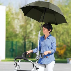 Die moderne Hausfrau Rollatorschirm khaki