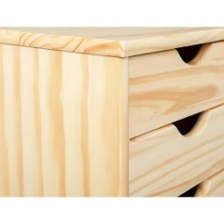 Die moderne Hausfrau Rollcontainer holzfarben