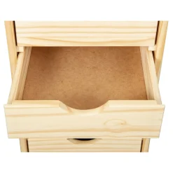 Die moderne Hausfrau Rollcontainer holzfarben