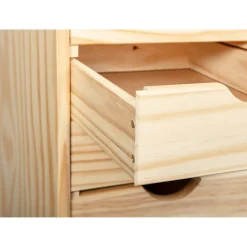 Die moderne Hausfrau Rollcontainer holzfarben