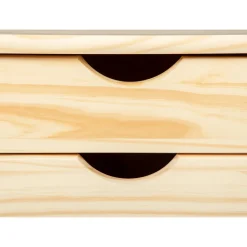 Die moderne Hausfrau Rollcontainer holzfarben