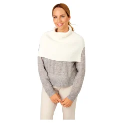 Damen Die moderne Hausfrau Rollkragen-Einsatz creme