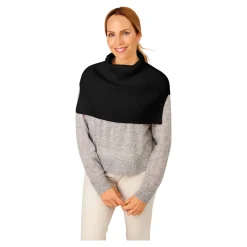 Damen Die moderne Hausfrau Rollkragen-Einsatz schwarz