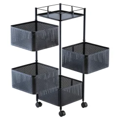 Die moderne Hausfrau Rollwagen „Noir“