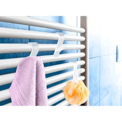 Die moderne Hausfrau Rundheizkörper-Haken, 6 Stück transparent