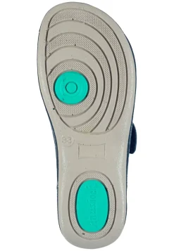 Damen Die moderne Hausfrau SAGUNT Pantoletten blau