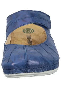 Damen Die moderne Hausfrau SAGUNT Pantoletten blau