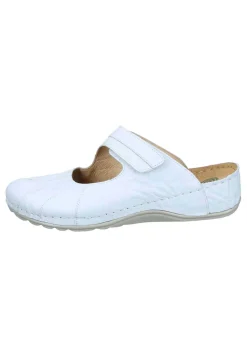 Damen Die moderne Hausfrau SAGUNT Pantoletten hellgrau