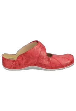 Damen Die moderne Hausfrau SAGUNT Pantoletten rot