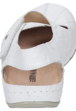 Damen Die moderne Hausfrau SAGUNT Sandalen weiß