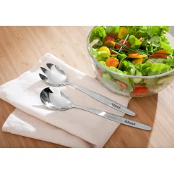 Die moderne Hausfrau Salatbesteck personalisiert mit Namen, 2-teilig