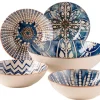 Die moderne Hausfrau Salatschüssel-Set, Iberico Blue 5 x Schüssel