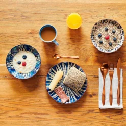 Die moderne Hausfrau Salatschüssel-Set, Iberico Blue 5 x Schüssel