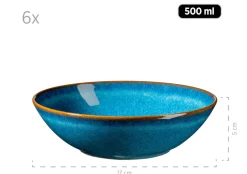 Die moderne Hausfrau Salatschüssel-Set, Keramik OSSIA