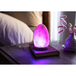 Die moderne Hausfrau Salzkristall-Lampe „Himalaya“